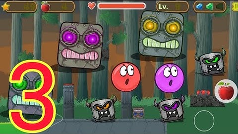 Bounce Ball 7 : Red Bounce Ball Adventure - Gameplay Walkthrough Part 3 Levels 31-50 (Android, iOS)