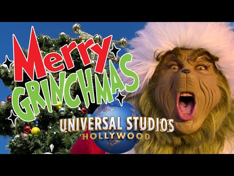 Видео: Grinchmas Universal Studios Hollywood-д