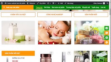 Source code website bán hàng mỹ phẩm