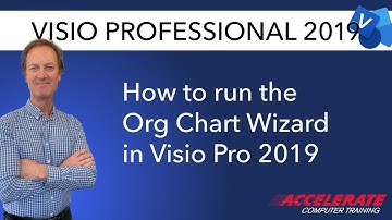 01 Run the Visio Pro 2019 Organization Chart Wizard