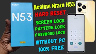 Realme Narzo N53 | unlock without pc | hard reset | pattern, password lock remove | without pc screenshot 4