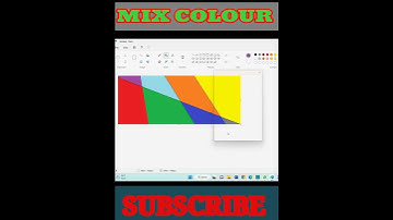 computer me mix colour kaise banaye|| how to create create mix colour in ms paint #shorts #computer