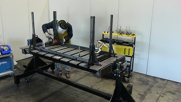 Fixturing a Storage Crate frame on the BuildPro® Table - Part 2