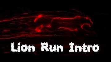 Lion Run Intro Full Step By Step Tutorial || KineMaster || Pixel Lab🔥🔥