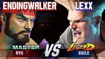 SF6 ▰ ENDINGWALKER (Ryu) vs LEXX (Guile) ▰ High Level Gameplay