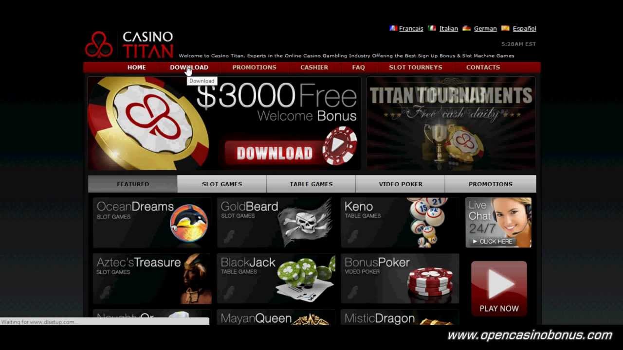 Casino Titan No Deposit Bonus Codes May 2017