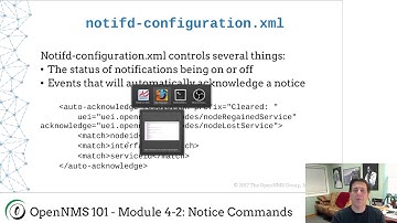 OpenNMS 101 - Module 4-2: Notification Commands
