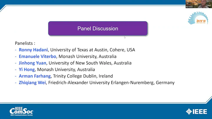 OTFS 2+1 Event: Panel discussion on OTFS