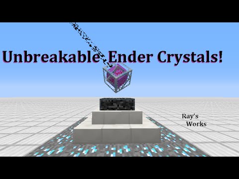 How to get Unbreakable Ender Crystals! 1.13-1.9+ Vanilla Survival | Ray