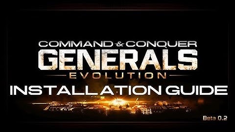 How to Install Generals Evolution - RA3 beta 0.32 Mod on PC
