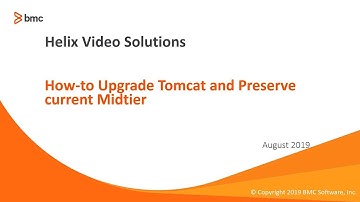 BMC Remedy Mid-Tier:  How to upgrade Tomcat preserving existing mid-tier installation