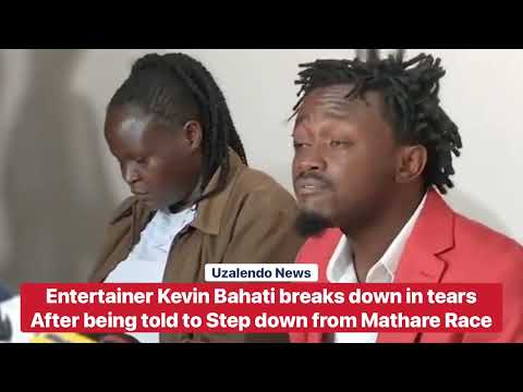 Bahati Wept After Being Asked To Return Nomination Certificate