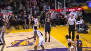 Utah Jazz vs Los Angeles Lakers | January 10, 2016 | NBA 2015-16 Season