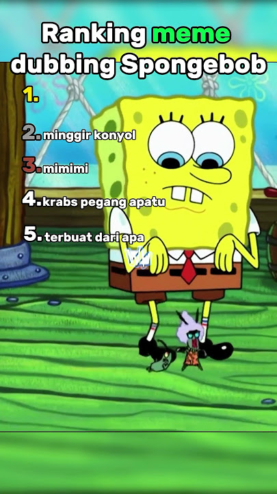 meme dubbing Spongebob🧽🤣😭