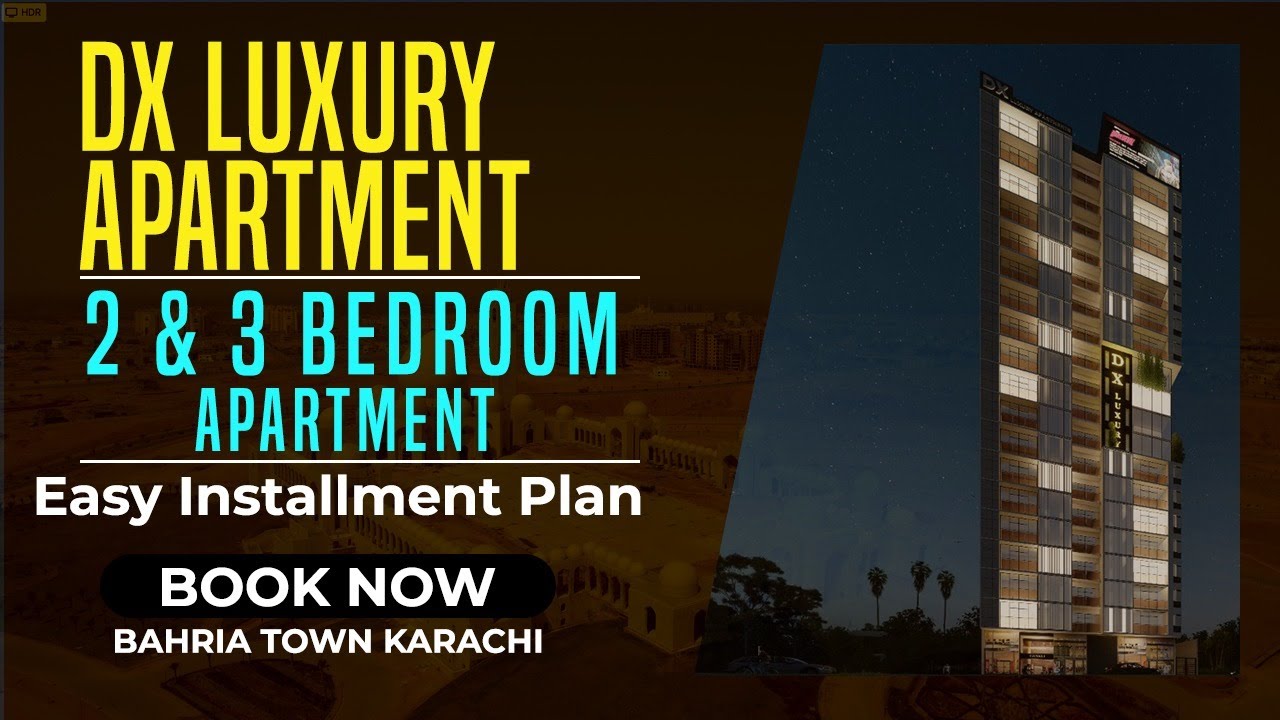 DX Luxury Apartment - 2&3 Bedrooms Apartment - Easy Installment Plan - Facing Grand Jamia Masjid