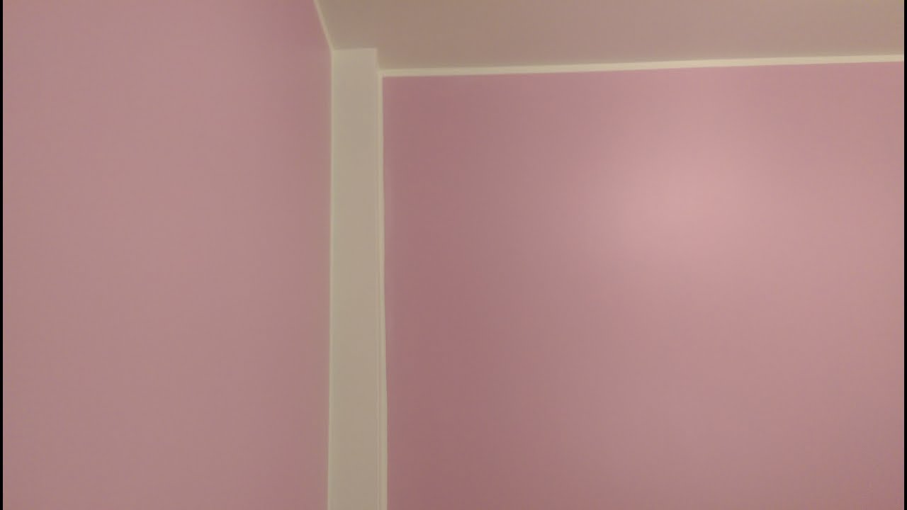 Como pintar una habitacion con pintura satinada - YouTube