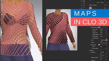 How to Use All 6 Maps in CLO3D