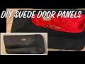 DIY Custom Interior - Suede and Crushed Velvet 240sx Door Panels