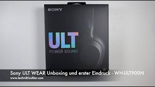 Sony ULT WEAR Unboxing and First Impressions - WH-ULT900N