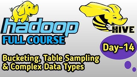 Complex Data Types In Hive || Bucketing and Table Sampling In Hive | Hive Tutorial For Beginners