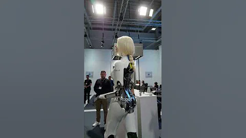 Latest AI Robot Unveiled at the 2025 Robot Expo. #robotics #airobot #humanoidrobot #robot
