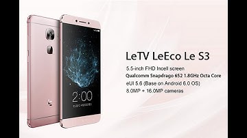 LeTV Le S3 X522 5 5 Inch Quick Charge 3GB RAM 32GB ROM Snapdragon652 1 8GHz Octa Core 4G Smartphone