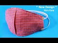 Very Easy Face Mask Sewing Tutorial with Filter, Head Strap Ear Relief | How to Make Face Mask Cloth
