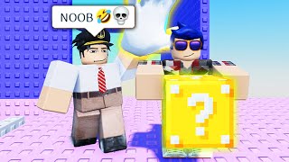 Roblox Slap Tower Funny Moments (LUCKY BLOCK)