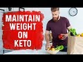 Reached Keto Goal and Now Need to Maintain Weight?
