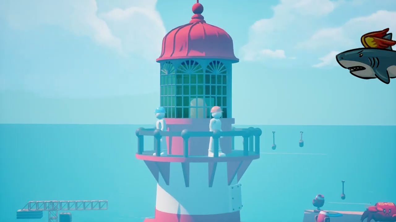 Carry the glass with shark and grey. This game has boss fights?