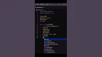 Just 19 Lines of Code to Make this In PYTHON || Amazing Graphics Animation Python Turtle #coding