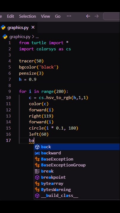Just 19 Lines of Code to Make this In PYTHON || Amazing Graphics ...