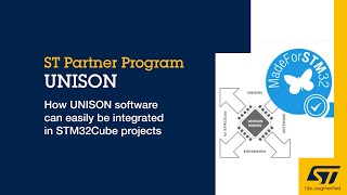 How to use UNISON software expansion for STM32Cube screenshot 1