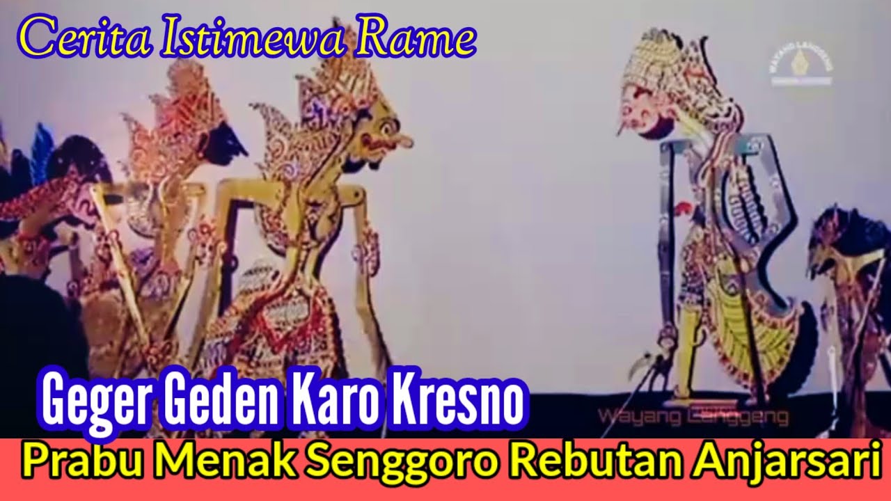 Sabetan Rame ⁉️Menak Senggoro Ngamuk Prabu Kresno - Ngrebut Putri Anjarsari