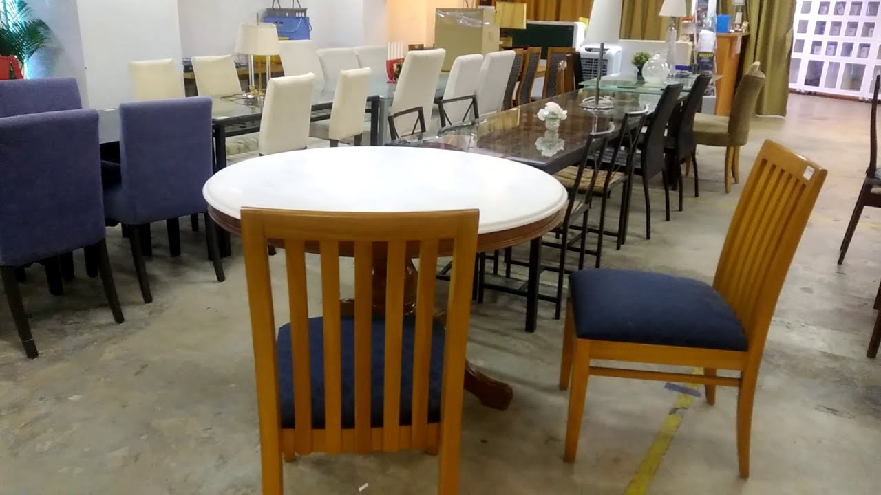 singapore perabot bekas use furniture makan  dining tables 