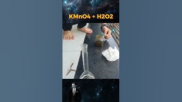 Thí nghiệm thuốc tím + oxi già( 50%)