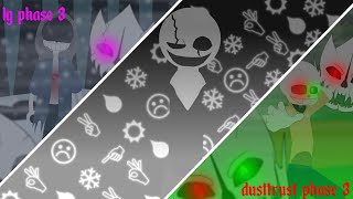 Dust Sans Last Genocide Vs Dusttrust Sans Stk Pro Phase 3 Remake Fight Animation Collab