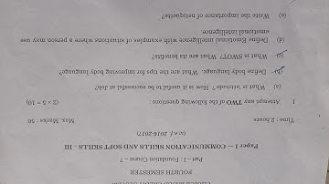 S.V UNIVERSITY 4 th semester CSS model paper 2019