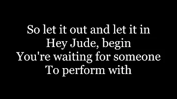 The Beatles - Hey Jude ( lyrics )