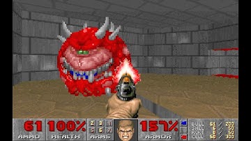 The Ultimate Doom E2M1: Deimos Anomaly (100%) [DOSBox]