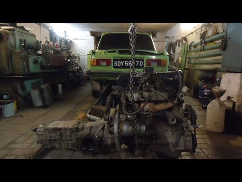 Установка двигателя Ваз на Заз 968,часть первая стыковка ДВС и КПП.