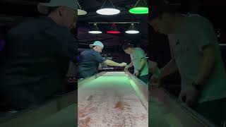Tom Felton Playing To Shuffleboard