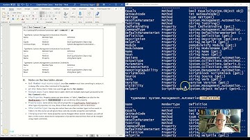 Powershell Notes on object types