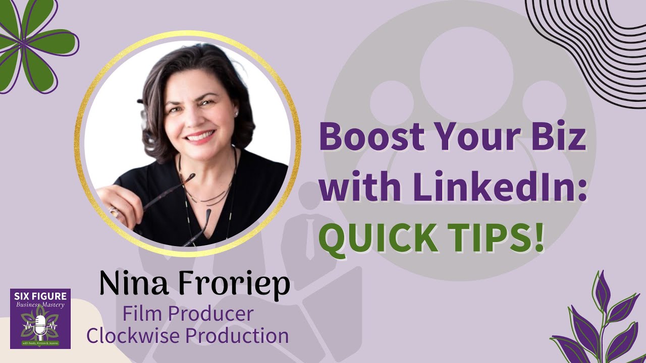 Image showcasing Leveraging LinkedIn for Business Growth // Nina Froriep - YouTube