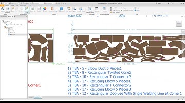 Duct Plate nesting, by SEG and Autodesk nesting tool
