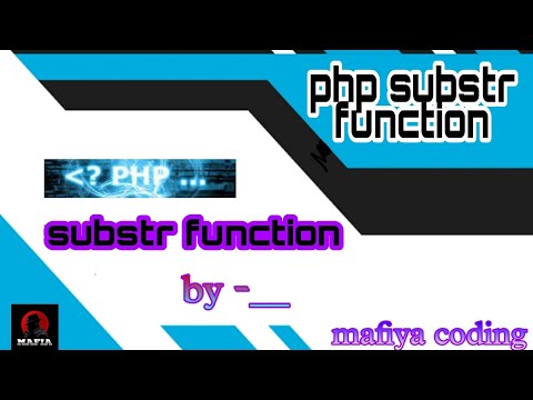 php substr function