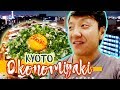 Heavenly OKONOMIYAKI “Japanese Pizza” & YAKISOBA in Kyoto Japan