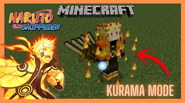 [MCPE/MCBE Naruto] Naruto Command Showcase《Kurama Mode》// Download