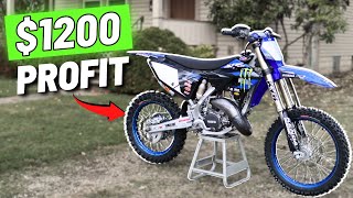 Flipping This Yamaha Yz125 For 1200 Profit