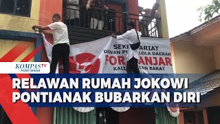 Gibran Jadi Bacawapres, Relawan Bubarkan Rumah Jokowi di Pontianak